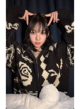 karina柳智敏同款风慵懒毛衣衫外0套女IAS韩版宽松225新开款秋冬