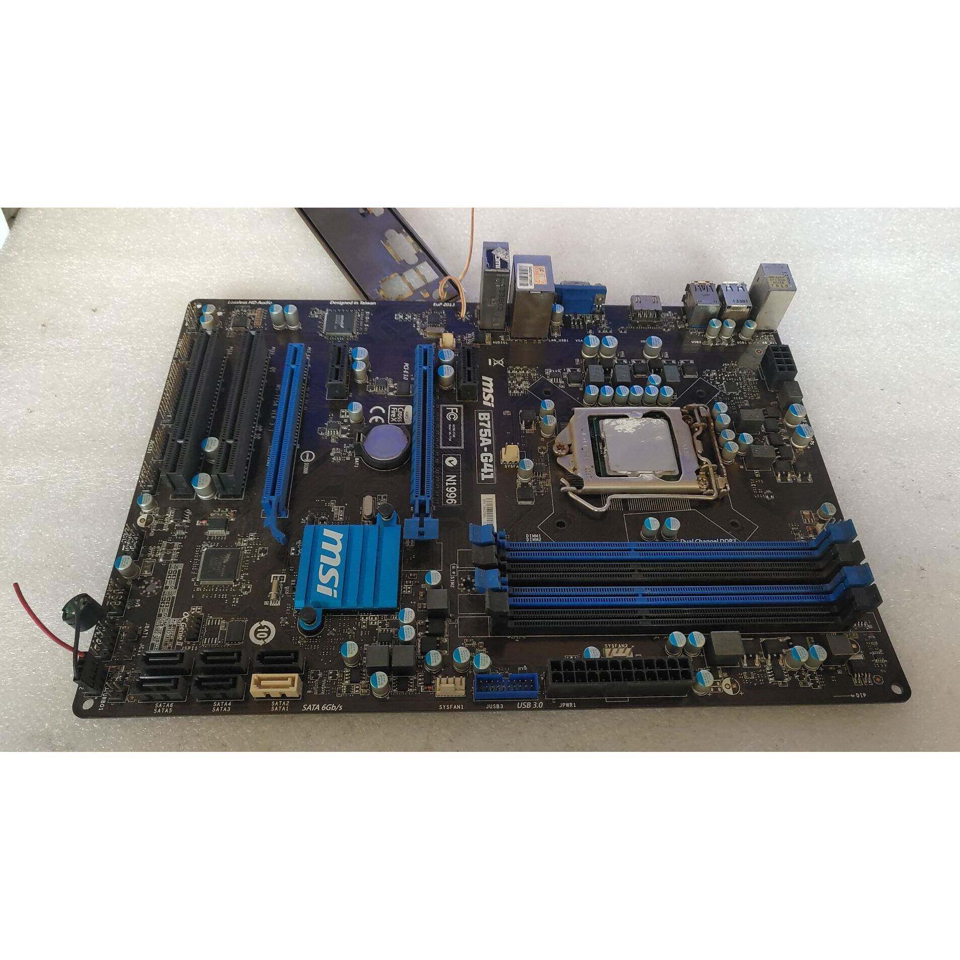 MSI/微星 B75A-G41 DDR3内存 1155接口 B75全固态集成独显板 HDMI