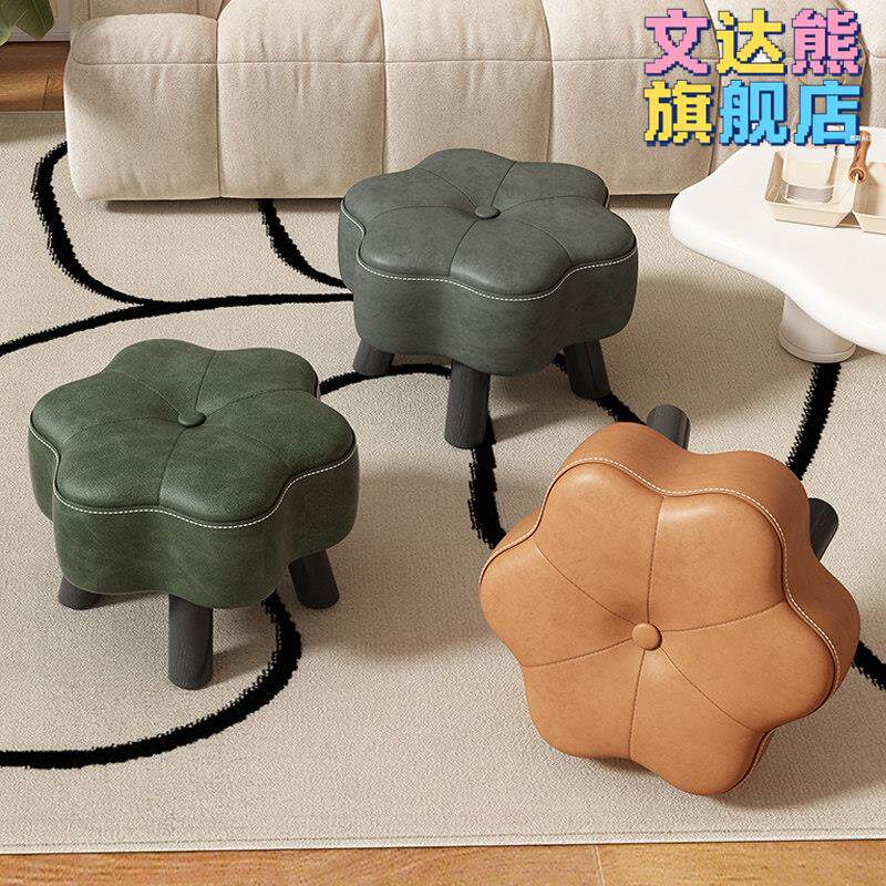 小凳子家用客厅轻奢矮凳坐墩穿换鞋凳沙发茶几小板凳软包创意儿童