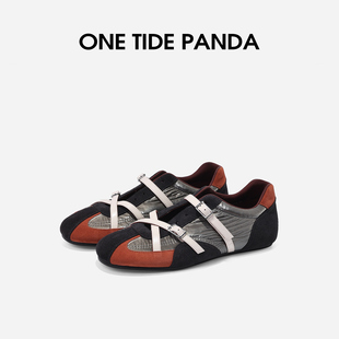TIDE 复古阿甘女鞋 PANDA 女士2026新款 配裙子 首潮熊猫德训鞋 ONE