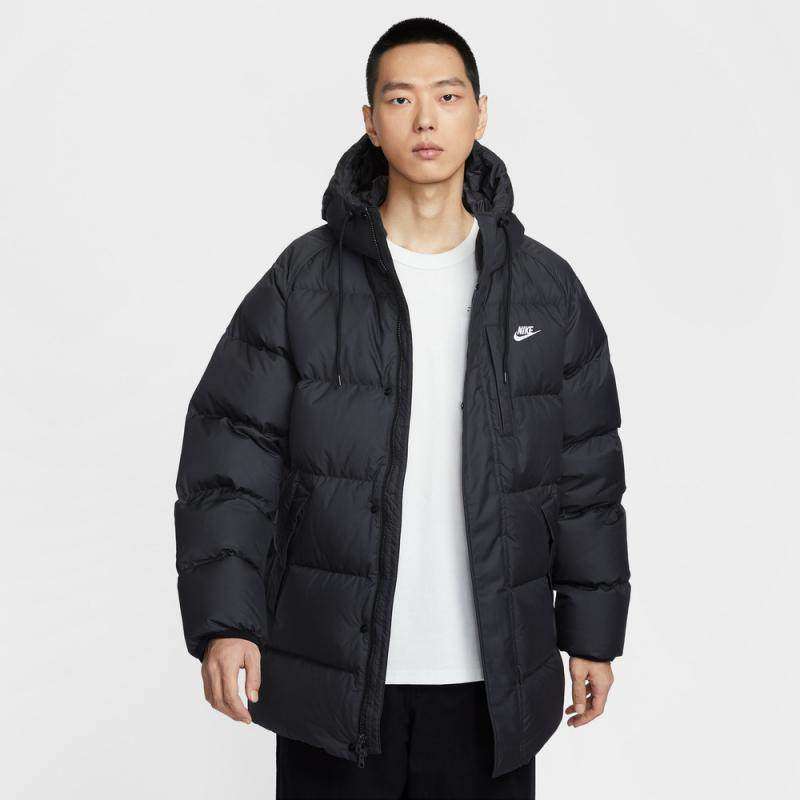 耐克拒水羽绒服650蓬男子中长款加厚背后大勾保暖外套IH2378-010