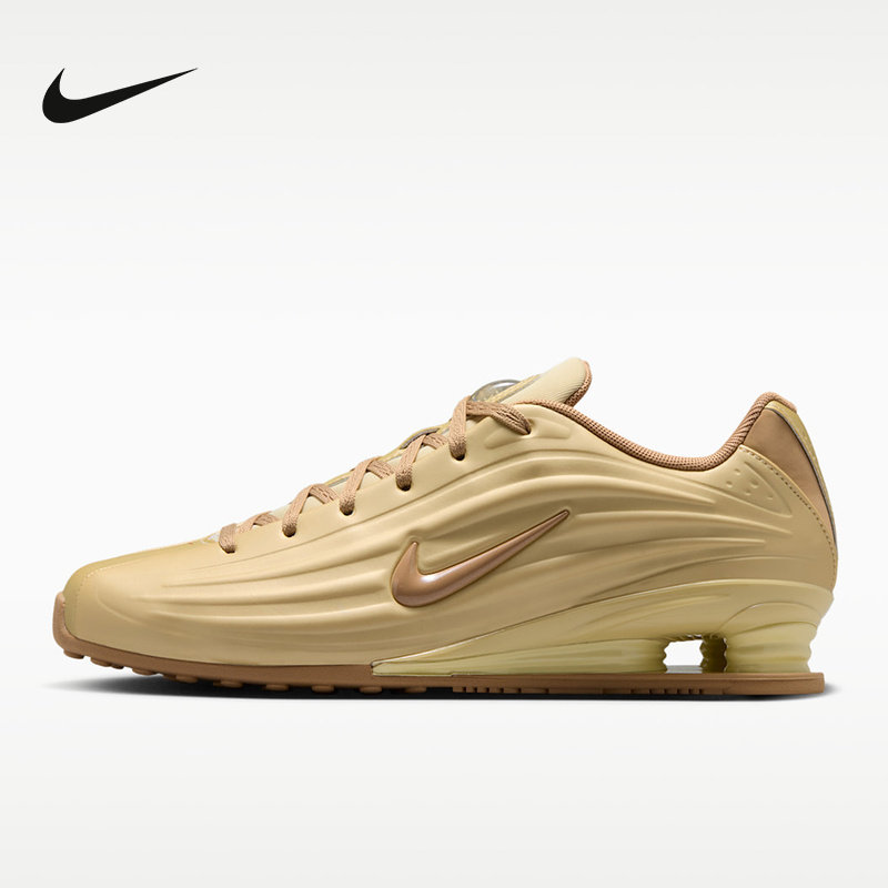 NIKE耐克女鞋休闲鞋SHOX Z气柱运动鞋浅粉色复古跑步鞋IR1222-200