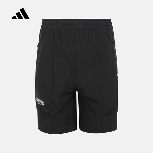 adidas阿迪达斯2026夏男大童JB GFX WV SHORT运动休闲短裤 KG5998