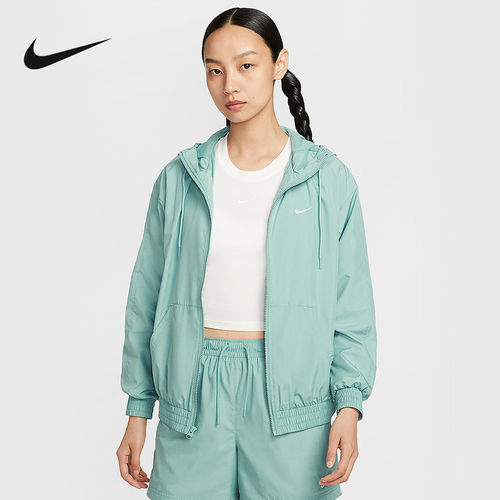 Nike耐克女子冬春新款运动连帽户外跑步训练夹克外套 FV6299-017