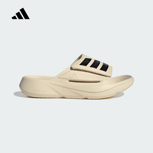 adidas阿迪达斯夏日懒人拖LIGHTBLAZE SLIDE凉鞋男女拖鞋JS3586