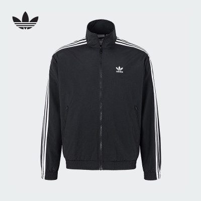 adidas阿迪达斯2025春新款男子梭织运动宽松夹克外套KB2466