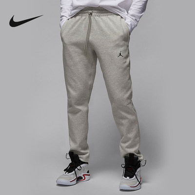 耐克男装卫裤冬季黑运动训练休闲速干宽松束口针织长裤FV8605-050