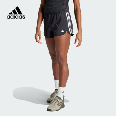 adidas阿迪达斯夏女子运动训练休闲梭织透气跑步短裤IT7760