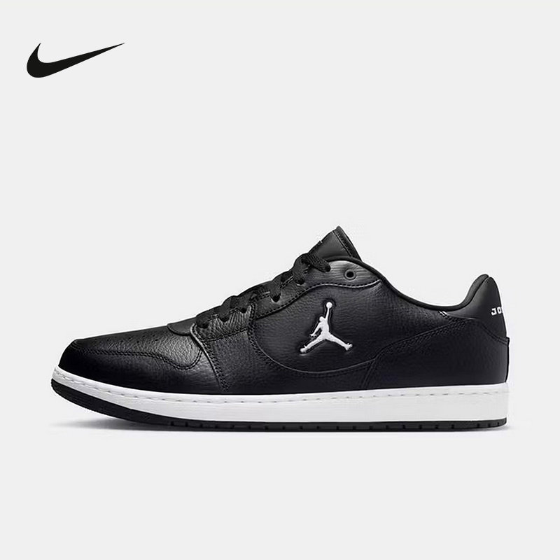 Jordan耐克男鞋FLIGHT COURT黑色休闲板鞋低帮运动鞋IQ5698-001图片