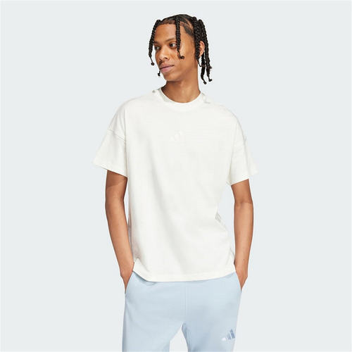adidas阿迪达斯秋男短袖运动训练T恤休闲透气纯色上衣 IV5217