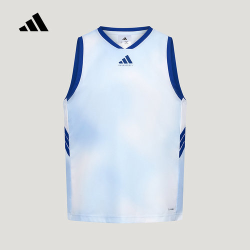 adidas阿迪达斯2026秋男速干亲肤篮球运动无袖TOS背心上衣 LD2860