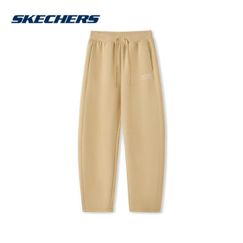 Skechers斯凯奇长裤女时尚百搭宽松舒适休闲香蕉裤 L225W111/028R