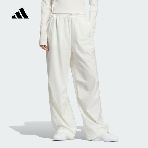 adidas阿迪达斯质感舒爽运动裤秋女梭织清风舒适休闲长裤 KB7597