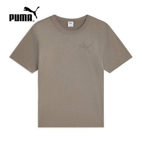 PUMA彪马夏季新款男士休闲运动宽松透气简约圆领短袖T恤639814-87