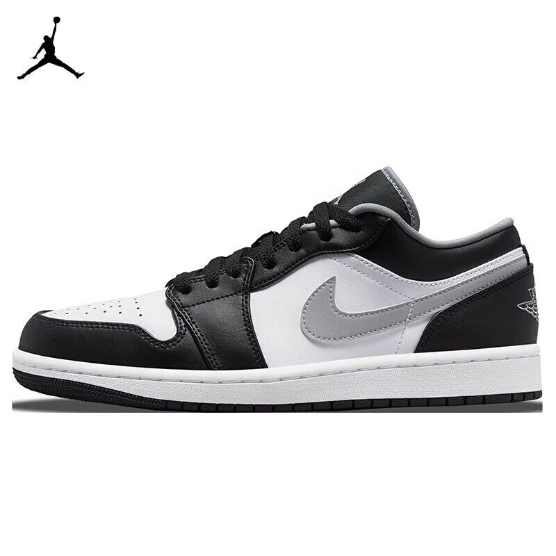 耐克/NIKE篮球鞋男AJ1乔1AIR JORDAN 1 LOW熊猫鞋553558-040黑白