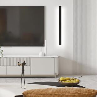 户外长条壁灯长条led客厅背景墙灯创意个性卧室床头人体感应灯具