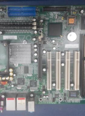 原装MBATX-845E-GA 1.1 工业主板 3个ISA插槽 双网卡口 送芯片内