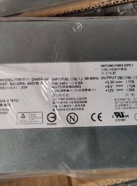 全新Dell JY924 400W开关电源DELL R300 R400电源 D400P-00