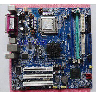 联想 865主板 L-I865GVQ 775针 DDR1 集显 支持P4 送CPU内存 风扇
