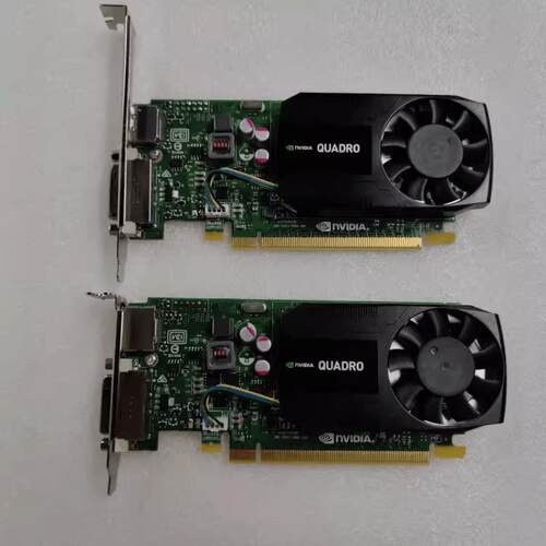 NVIDIA 丽台 K600 K620专业图形显卡 平面设计CAD建模4K 风冷散热
