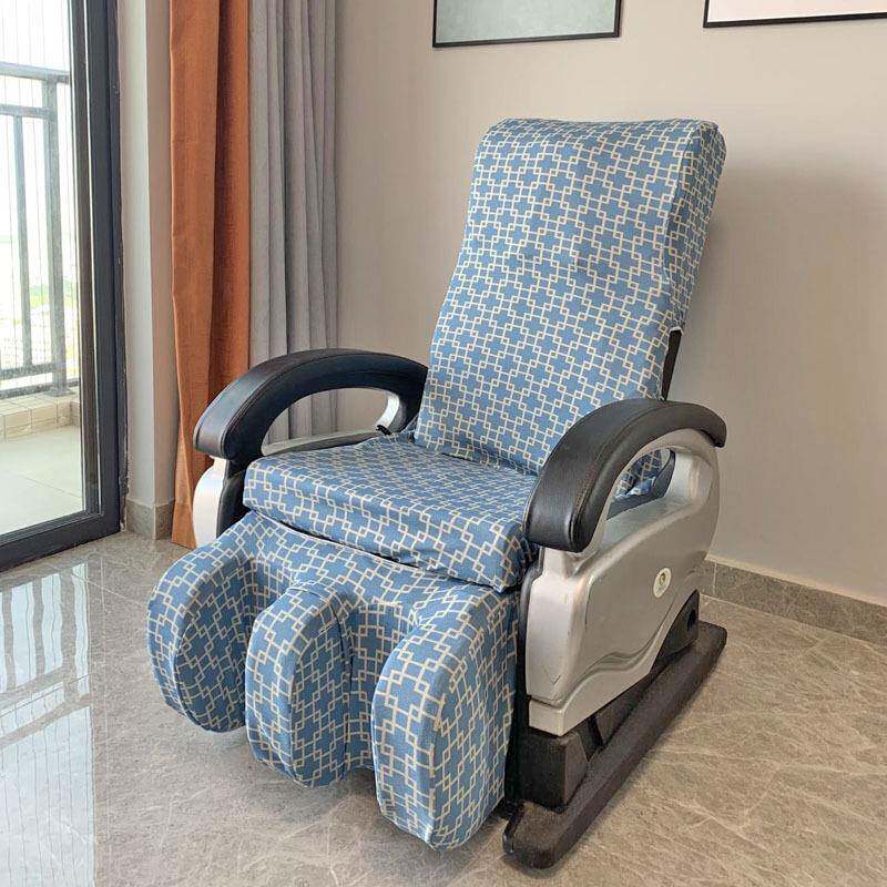 61K3布艺按摩椅套防尘罩 老式电动按摩沙发套弹力防掉皮老化 开机