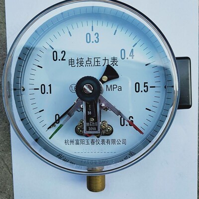 杭州富阳玉春仪表YXC150 30va磁助电接点压力表控制水1.6/2.5mpa