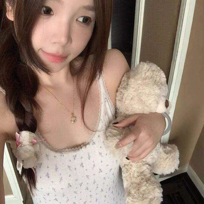 少女夏季碎花纯欲吊带睡裙莫代尔棉睡衣2025新款背心圆领家居服夏