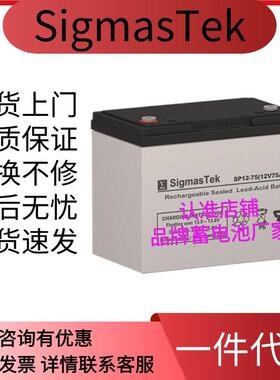 SigmasTek蓄电池 SP12-75 12V75AH UPS直流屏船舶应急铅酸蓄电池