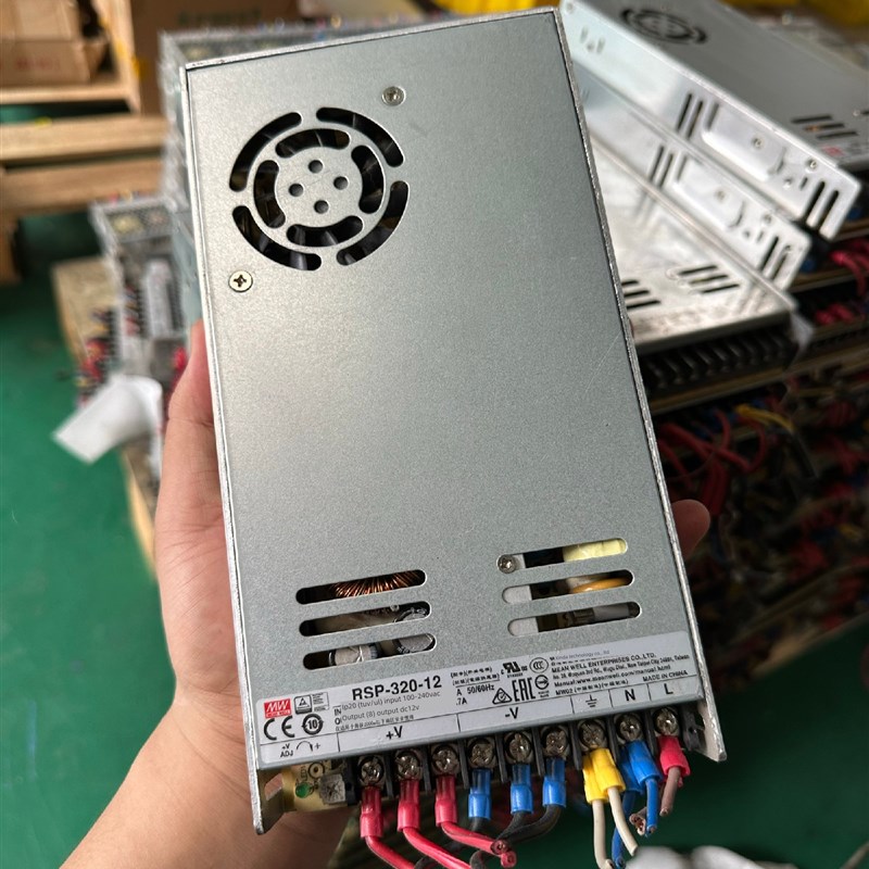 明纬RSP-320-12 明纬电源320W12V26.7A 正品货 二手拆机 包好用