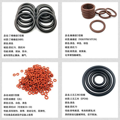 丁青橡胶O型圈线径1.0mm进口O-ring防水橡胶圈o型密封圈耐油NBR70