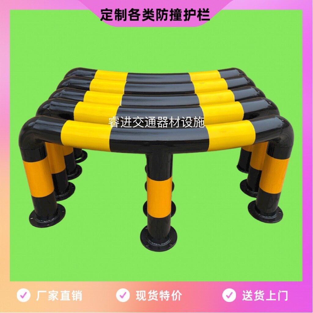 加油站防撞护栏岛柱阻车