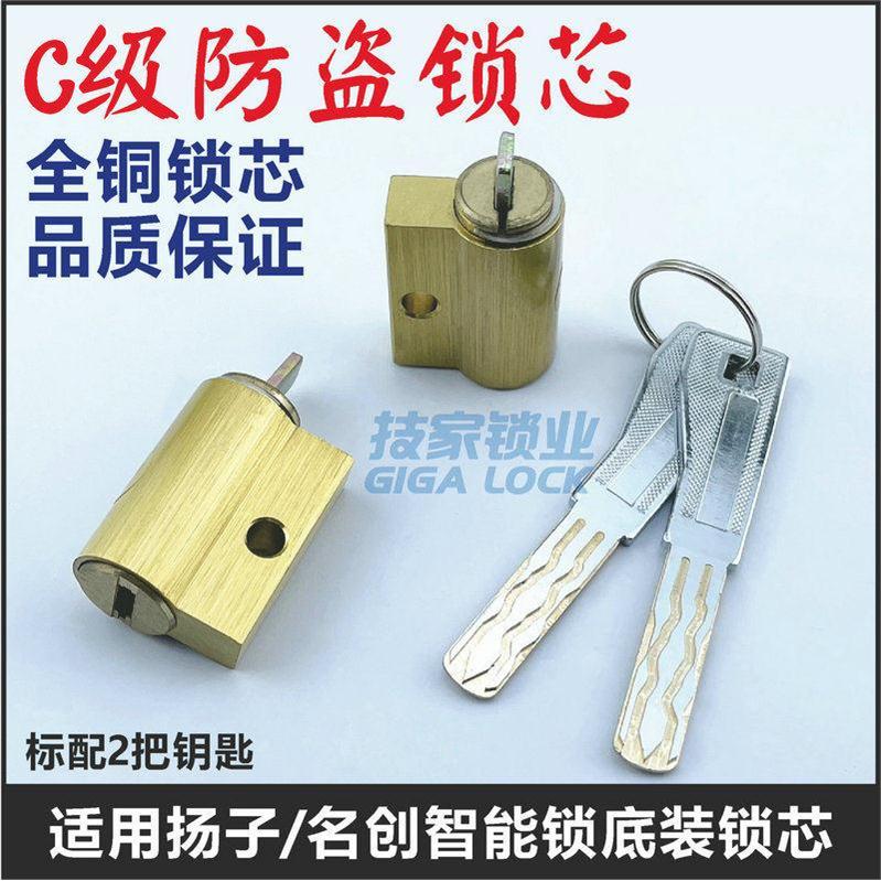 扬子名创智能锁锁芯指纹