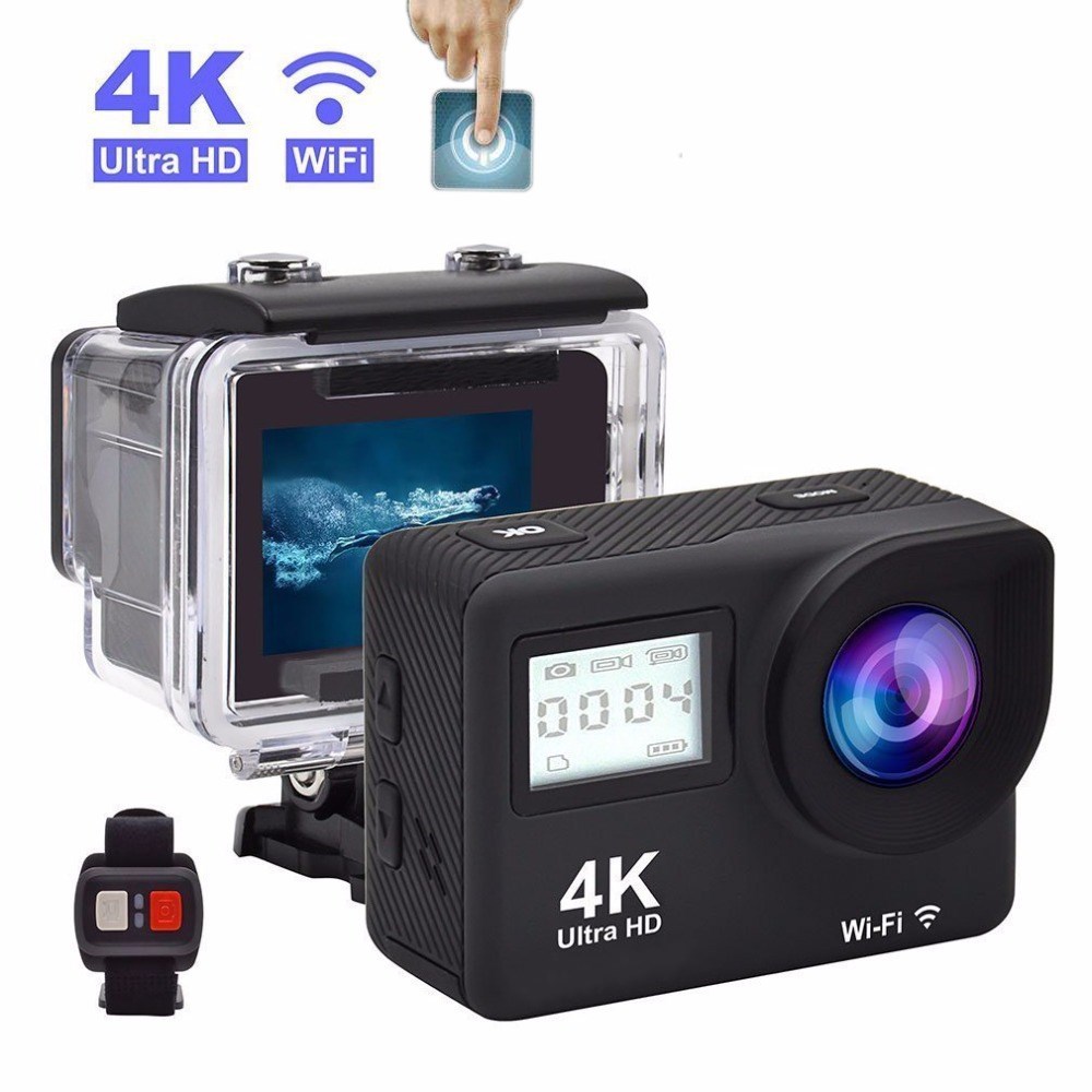 4K触摸双屏运动DVWIFI遥控户外防水高清相机潜水摄像机广角