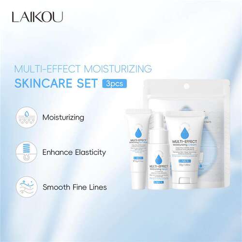 Hydrating 3 In 1 Skin Care Set Essence Eye Cream Face Cream