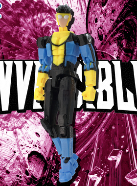 帝国马克9L3D打印多关节可动人偶无敌少侠手办玩具幸运13泰坦T13