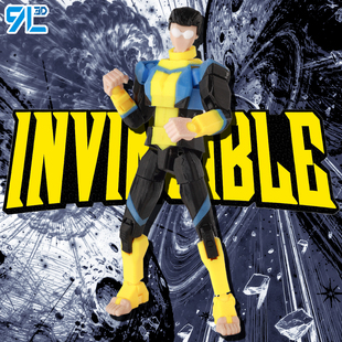 CW运动服马克9L3D打印无-敌少侠手多关节可动人偶玩具办模型摆件