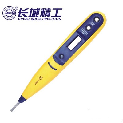 长城精工 数显式测电笔110-220V 420102
