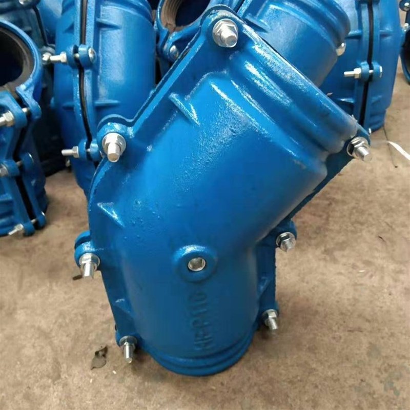 45度弯头管道抢修接哈夫节管道堵漏器pe110pvc160 200 90水管补漏