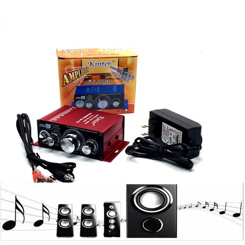 kinterMA-170功放 12V 迷你音频型立体声电脑MP3叫号机AB类功放机