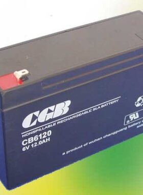 原装全新CGB长光CB6120 6V12AH应急电源 通信设备 玩具车用蓄电池