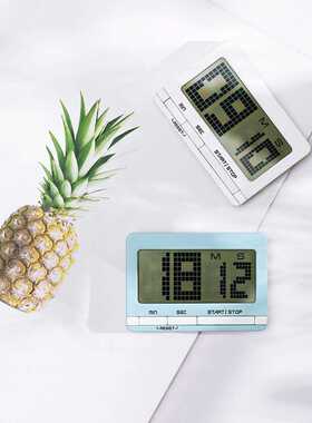 创意大屏幕超薄定时器学生秒表多功能厨房倒计时烘焙电子计时器