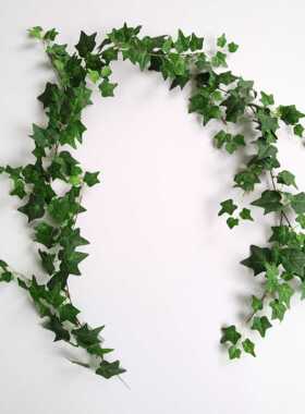 仿真常春藤葡萄叶花藤仿真藤蔓常春藤绿色装饰绿植藤条供应