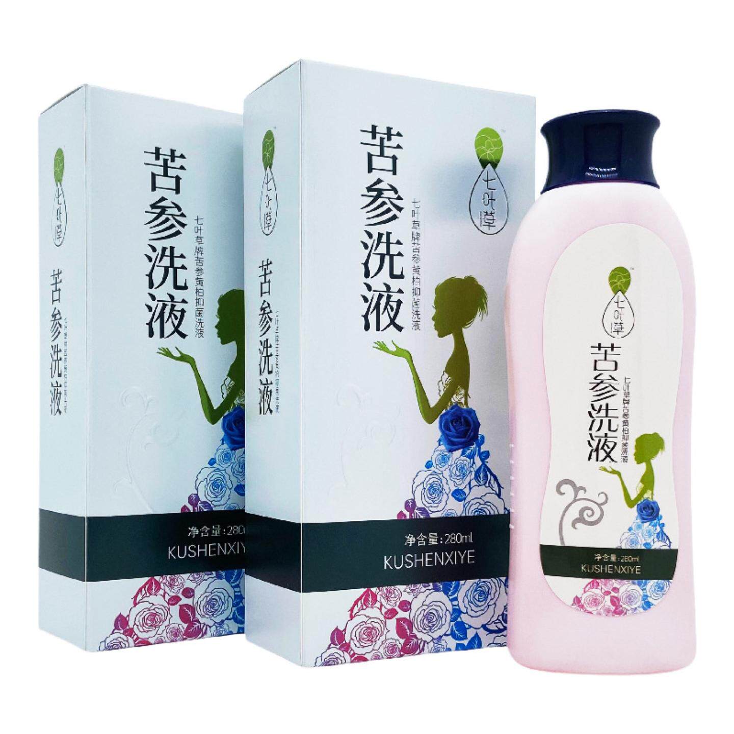 七叶草苦参洗液280ml/瓶装新包装七叶草牌妇用抑菌洗液