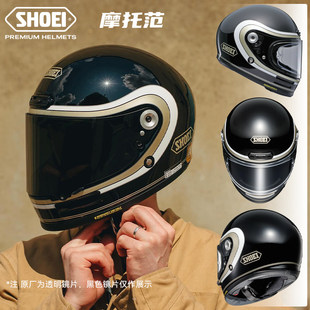SHOEI Glamster复古男女摩托车全盔机车骑行头盔