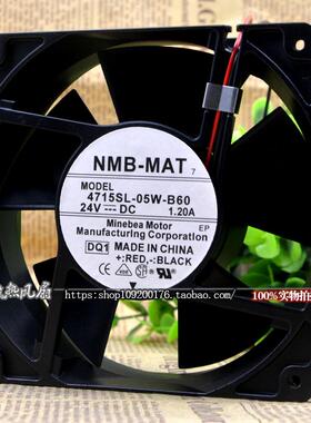 4715SL-05W-B60 -D00 24V 1.2A原装美蓓亚NMB 120*120*38铝框风机