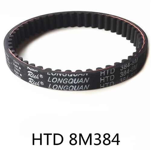 橡胶同步带48齿HTD 8M384 10 15 20 25 30 35 40 45 50STS RPP YU