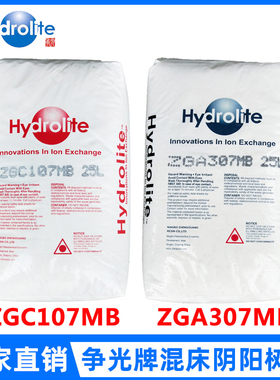 争光混床树脂ZGA307MB ZGC107MB 阴阳离子交换树脂水处理软化树脂