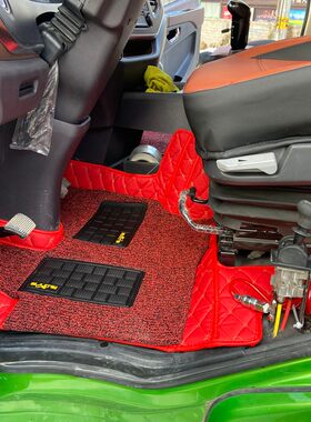 陕汽轩德翼6翼3 X3 X6 X9德龙K3000L3000新M3000 X3000全包围脚垫
