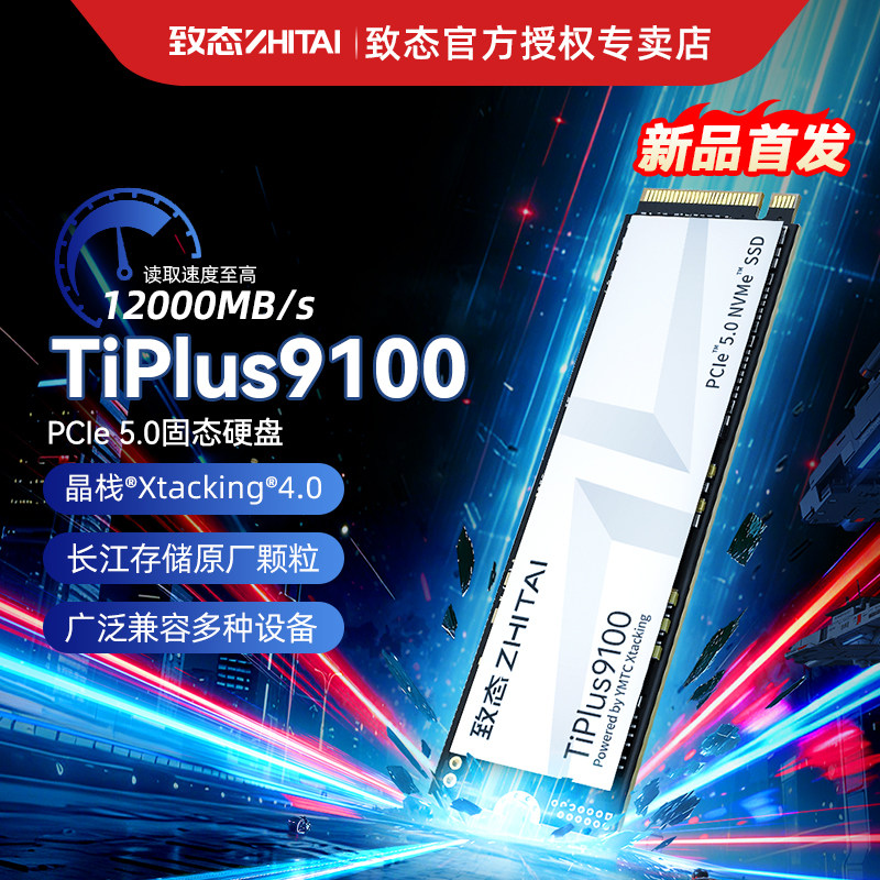 致态长江存储 2TB SSD固态硬盘 NVMe M.2接口 TiPlus9100 系列