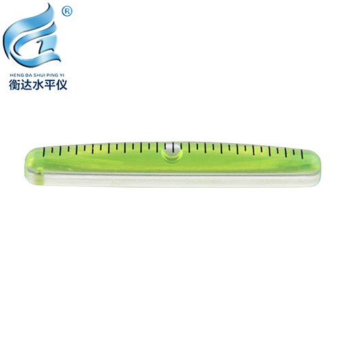 房车水平气泡便携式水平仪60分外弧水准泡长塑料水准仪高精度气泡